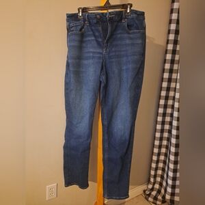 American Eagle stretch curvy Mom jeans 14 x-long